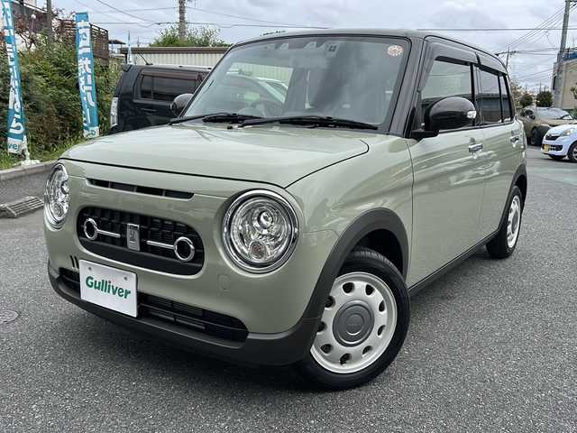 スズキ ラパン ＬＣ X 埼玉県 2024(令6)年 0.4万km トラッドカーキメタリック/アーバンブラウン 2トーン ワンオーナー/スズキセーフティサポート/ ・デュアルセンサーブレーキサポート/ ・誤発進抑制機能/ ・車線逸脱警報機能/ ・先行車発進お知らせ機能/ ・標識認識機能/ディスプレイオーディオ/(AM/FM/USB/BT)/バックカメラ/ビルトインETC/社外ドライブレコーダー前後(DRVM524S)/LEDヘッドライト/前席シートヒーター/純正フロアマット/ドアバイザー/保証書/取扱説明書