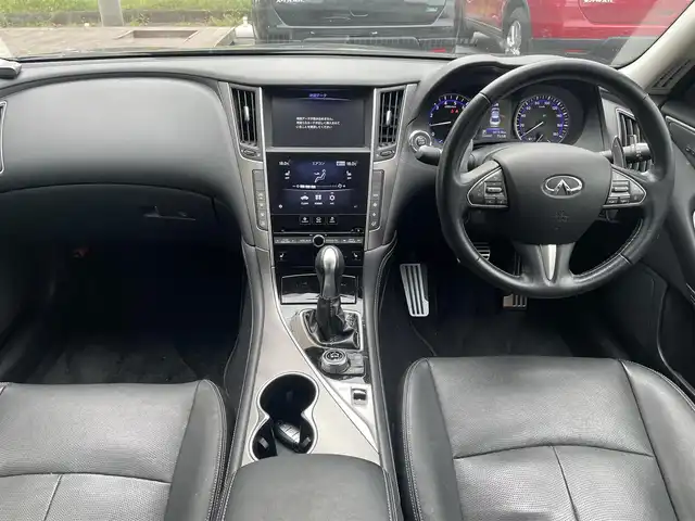 日産 スカイライン ハイブリッド 350GT Type SP 栃木県 2016(平28)年 14.2万km ガーネットブラック (株)IDOMが運営する【じしゃロン宇都宮店】の自社ローン専用車両になります。こちらは現金またはオートローンご利用時の価格です。自社ローンご希望の方は別途その旨お申付け下さい/メーカーナビ/フルセグ/Ｂｌｕｅｔｏｏｔｈ/アラウンドビューモニター/追従付きクルーズコントロール/パドルシフト/ＬＥＤヘッドライト/レザーシート/パワーシート/シートヒーター