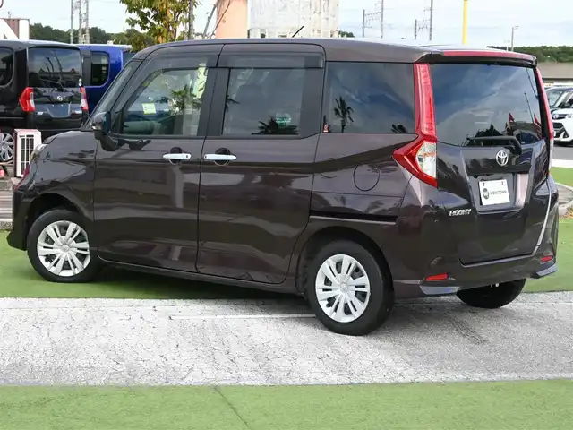 トヨタ ルーミー G－T 千葉県 2021(令3)年 3.5万km プラムブラウンパールクリスタルシャイン 165/65R14/スマートアシストIII/エコアイドル/両側パワースライドドア/純正SDナビ/地デジTV/【DVD/CD再生機能　Bluetooth接続】/パノラマモニター/ドライブレコーダー（前後撮影）【DC-DR652】/ステアリングスイッチ/ETC（2.0）/LEDヘッドライト/フォグライト/ウインカーミラー/コーナーセンサー/サイド/カーテンエアバッグ/キーフリーシステム