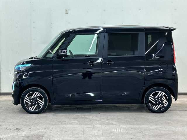 日産 ルークス HWS X プロパイロットED 道央・札幌 2023(令5)年 0.9万km ブラック 4WD//純正メモリナビ//フルセグテレビ//バックカメラ//アイドリングストップ//クルーズコントロール//プッシュスタート//両側パワースライドドア//ETC//冬タイヤ付き