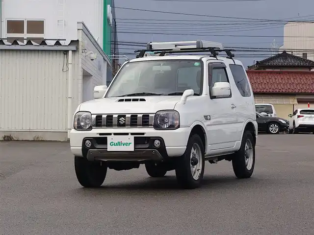 スズキ ジムニー ランドベンチャー 山形県 2015(平27)年 6.1万km パールホワイト パートタイム4WD/5MT/SDナビ/　　【CD DVD BT フルセグ USB MSV】/撥水シート/シートヒーター/ステアリングスイッチ/IC付ターボ/電動格納ウィンカーミラー/フォグランプ/リモコンキー/スペアキー/ETC