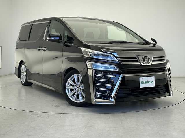 トヨタ ヴェルファイア Z Aエディション 千葉県 2019(平31)年 6.5万km ブラック 社外メモリナビ　Bluetooth/CD/DVD/フルセグ/衝突被害軽減システム/ビルトインETC　/社外前後ドライブレコーダー/レーンキープアシスト　/横滑り防止装置　/オートマチックハイビーム　/両側パワースライドドア　/社外フリップダウンモニター　/バックカメラ　/前後コーナーセンサー　/Wサンルーフ/車高調/社外デジタルインナーミラー/バックドアイージークローズ/Wサイドカーテンエアバッグ/LEDヘッドライト/純正アルミホイール/社外フロアマット/レーダークルーズコントロール