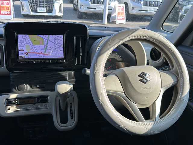 スズキ ワゴンＲ スマイル HYBRID S 富山県 2022(令4)年 1.7万km コーラルオレンジメタリック/アーバンブラウン2トーン ワンオーナー/衝突軽減ブレーキ/純正ＳＤナビ/（Disc、Bluetooth、フルセグ、USB、AUX、HDMI）/両側パワースライドドア/シートヒーター/クリアランスソナー/レーンキープアシスト/コーナーセンサー/横滑り防止装置/オートマチックハイビーム/LEDヘッドライト/盗難防止装置/W＋サイドエアバック/スペアキー/保証書・取説有