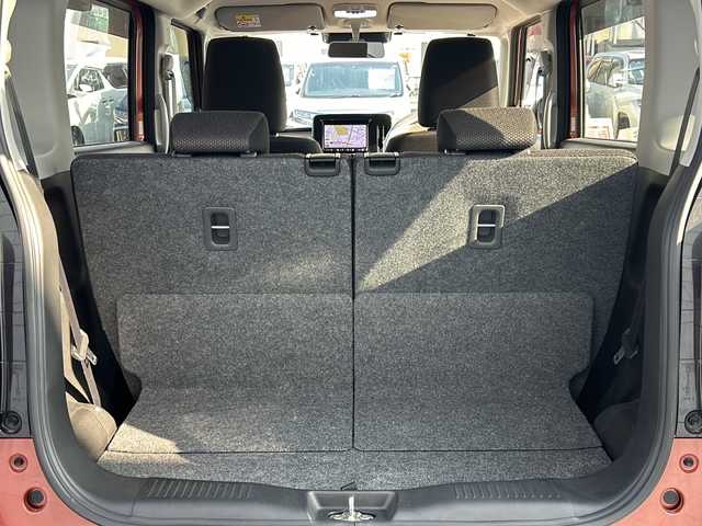 スズキ ワゴンＲ スマイル HYBRID S 富山県 2022(令4)年 1.7万km コーラルオレンジメタリック/アーバンブラウン2トーン ワンオーナー/衝突軽減ブレーキ/純正ＳＤナビ/（Disc、Bluetooth、フルセグ、USB、AUX、HDMI）/両側パワースライドドア/シートヒーター/クリアランスソナー/レーンキープアシスト/コーナーセンサー/横滑り防止装置/オートマチックハイビーム/LEDヘッドライト/盗難防止装置/W＋サイドエアバック/スペアキー/保証書・取説有