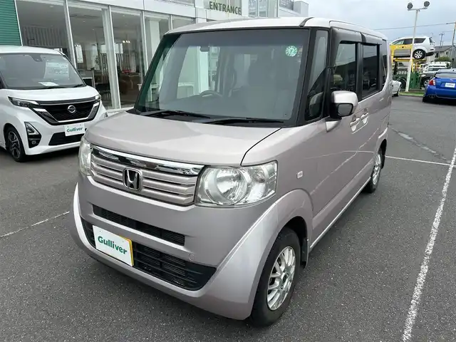 ホンダ Ｎ ＢＯＸ G Lパッケージ 茨城県 2012(平24)年 6.3万km チェリーシェルピンクメタリック CD/DVD/Bluetooth接続/保証書/取扱説明書/純正フロアマット/片側パワースライド