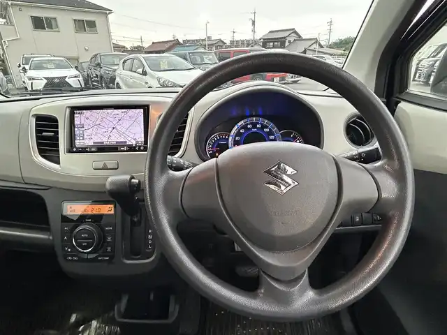スズキ ワゴンＲ FX 愛知県 2016(平28)年 3.5万km ブルーイッシュブラックパール3 メモリーナビ/（AM/FM/BT/SD/CD/DVD)/バックカメラ/ETC/アイドリングストップ/運転席シートヒーター/フロアマット/ドアバイザー