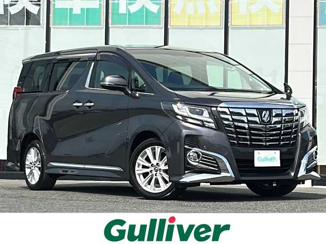 トヨタ アルファード S 山形県 2016(平28)年 8万km グレーメタリック 4WD/衝突被害軽減システム/純正ナビ/（Bluetooth/CD/DVD/フルセグ)/ワンオーナー/レーダークルーズコントロール/両側パワースライドドア/前後ドライブレコーダー/前後コーナーセンサー/ビルトインETC/横滑り防止装置/フォグランプ/AC100V電源/純正アルミホイール/純正フロアマット/電動格納ミラー/ウィンカーミラー/ドアバイザー/社外ステアリングカバー/スマートキー/スペアキー