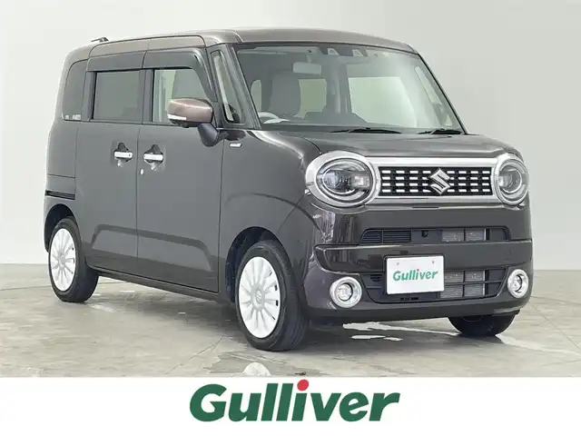 スズキ ワゴンＲ スマイル HYBRID X 千葉県 2022(令4)年 1.2万km アーバンブラウンパールM / ウッディブラウン デュアルカメラブレーキサポート/純正ナビ/(CD/DVD/USB/Bluetooth)/フルセグTV/アラウンドビューモニター/両側電動スライドドア/レーダークルーズコントロール/シートヒーター/ビルトインETC/LEDオートライト/フォグライト/アイドリングストップ/横滑り防止機能/コーナーセンサー/純正ホイールキャップ/スマートキー/スペアキー