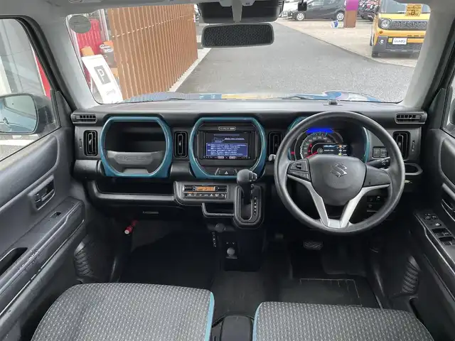 スズキ ハスラー HYBRID G 千葉県 2021(令3)年 10.1万km デニムブルー ガンメタリック 2トーン (株)IDOMが運営する【じしゃロン八千代店】の自社ローン対象車両になります。こちらは現金またはオートローンご利用時の価格です。自社ローンご希望の方は別途その旨お申付け下さい/社外SDナビ/バックカメラ/ETC/前席シートヒーター/デュアルカメラブレーキサポート