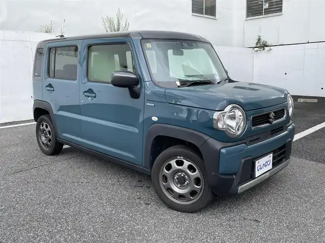 スズキ ハスラー HYBRID G 千葉県 2021(令3)年 10.1万km デニムブルー ガンメタリック 2トーン (株)IDOMが運営する【じしゃロン八千代店】の自社ローン対象車両になります。こちらは現金またはオートローンご利用時の価格です。自社ローンご希望の方は別途その旨お申付け下さい/社外SDナビ/バックカメラ/ETC/前席シートヒーター/デュアルカメラブレーキサポート