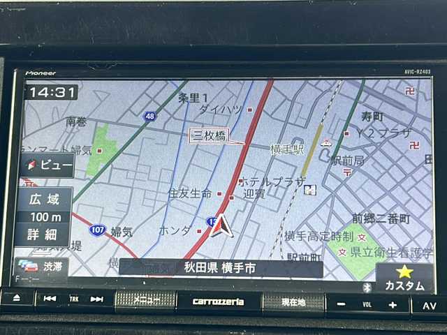 マツダ フレアワゴンタフスタイル ハイブリッドXS 秋田県 2019(平31)年 3.1万km オレンジ 社外メモリナビ/社外CD、DVD、BT/純正ホイールキャップ/４WD/ETC/後方コーナーセンサー/スペアキー