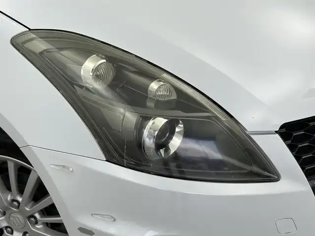 スズキ スイフト スポーツ 群馬県 2012(平24)年 9.7万km スノーホワイトパール 禁煙車　社外７型ナビ　バックカメラ　クルコン　横滑り防止　パドルシフト　オートライト　ＥＴＣ　純正ＡＷ　　純正フロアマット　ＣＤ　ＤＶＤ　ＢＴ　ＵＳＢ　ＡＵＸ　スマートキー　プッシュスタート