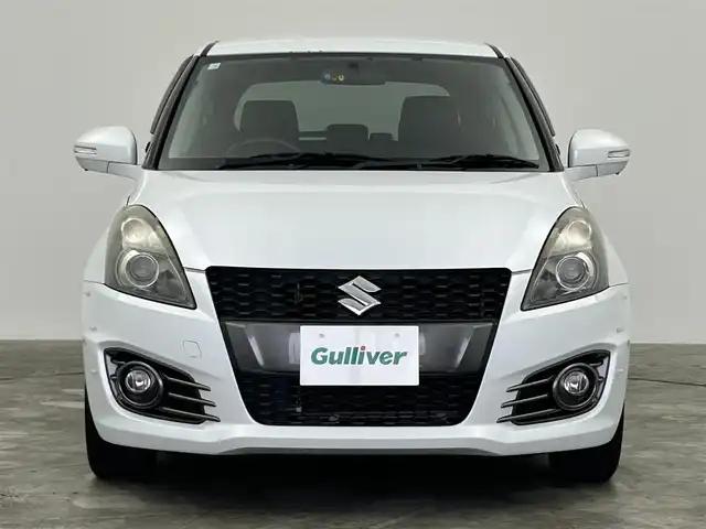 スズキ スイフト スポーツ 群馬県 2012(平24)年 9.7万km スノーホワイトパール 禁煙車　社外７型ナビ　バックカメラ　クルコン　横滑り防止　パドルシフト　オートライト　ＥＴＣ　純正ＡＷ　　純正フロアマット　ＣＤ　ＤＶＤ　ＢＴ　ＵＳＢ　ＡＵＸ　スマートキー　プッシュスタート