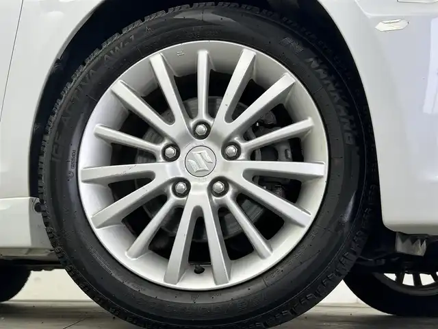 スズキ スイフト スポーツ 群馬県 2012(平24)年 9.7万km スノーホワイトパール 禁煙車　社外７型ナビ　バックカメラ　クルコン　横滑り防止　パドルシフト　オートライト　ＥＴＣ　純正ＡＷ　　純正フロアマット　ＣＤ　ＤＶＤ　ＢＴ　ＵＳＢ　ＡＵＸ　スマートキー　プッシュスタート