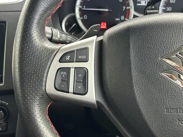 スズキ スイフト スポーツ 群馬県 2012(平24)年 9.7万km スノーホワイトパール 禁煙車　社外７型ナビ　バックカメラ　クルコン　横滑り防止　パドルシフト　オートライト　ＥＴＣ　純正ＡＷ　　純正フロアマット　ＣＤ　ＤＶＤ　ＢＴ　ＵＳＢ　ＡＵＸ　スマートキー　プッシュスタート