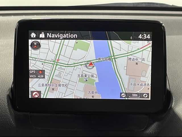 マツダ デミオ XD ツーリング 広島県 2016(平28)年 5.8万km ソニックシルバーM 禁煙車/純正ナビ/バックカメラ/シートヒーター/ヘッドアップディスプレイ/ブラインドスポットモニター/クルーズコントロール/パドルシフト/ＥＴＣ/衝突被害軽減/オートハイビーム/レーンキープ/フォグランプ/ＬＥＤヘッドライト/社外16インチアルミホイール(185/60/R16)/エアバッグ(運転席/助手席/サイド/カーテン)