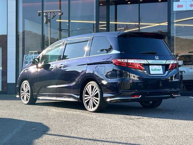 ホンダ オデッセイ アブソルート EX 大阪府 2014(平26)年 3.9万km プレミアムヴィーナスブラックP 衝突軽減ブレーキ　ナビ　フルセグＴＶ　ＢＴ　バックカメラ　ドラレコ　両側パワースライドドア　クルーズコントロール　ブラインドスポットモニター　パワーシート　ビルトインＥＴＣ　サイドシェード