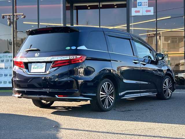 ホンダ オデッセイ アブソルート EX 大阪府 2014(平26)年 3.9万km プレミアムヴィーナスブラックP 衝突軽減ブレーキ　ナビ　フルセグＴＶ　ＢＴ　バックカメラ　ドラレコ　両側パワースライドドア　クルーズコントロール　ブラインドスポットモニター　パワーシート　ビルトインＥＴＣ　サイドシェード