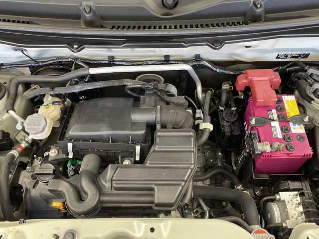 スズキ ハスラー ワンダラー 栃木県 2019(令1)年 1.7万km シフォンアイボリーメタリック/ウッディブラウン2トーンルーフ 純正ナビ/（BT/CD/DVD/フルセグ/AM/FM)/全方位カメラ/バック/サイド/フロントカメラ/衝突軽減システム/車線逸脱抑制機能/横滑り防止/アイドリングストップ/ビルトインETC/ドライブレコーダー/ハーフレザーシート/前席シートヒーター/電動格納ミラー/純正フロアマット/ISOFIX/プッシュスタート/スマートキー