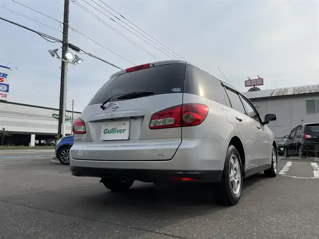 日産 ウイングロード 15M authentic 道央・札幌 2011(平23)年 6.8万km ブリリアントシルバー 社外ＨＤＤナビ(AM/FM/CD/DVD/SD/BT)/フルセグテレビ(走行中視聴不可)/バックカメラ/純正フロアマット/純正ドアバイザー/電動格納ミラー/オートライト/ヘッドライトレベライザー/防眩ミラー/エンジンスターター/スペアキー×１/積込夏タイヤ/　　(純正AW付・１７５/７０R14 22年製 溝４ｍｍ)