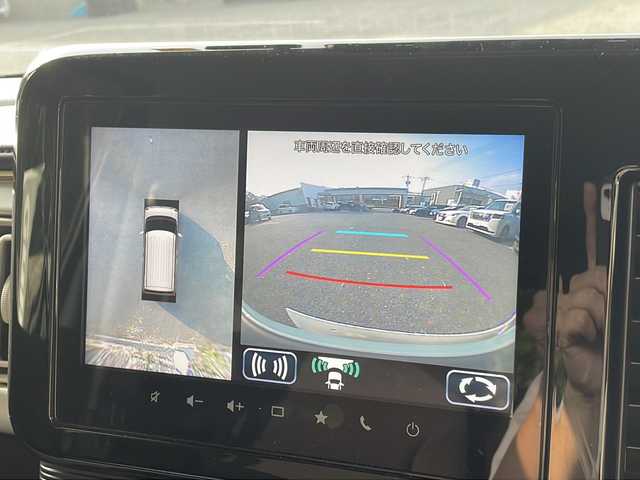 スズキ ワゴンＲ スマイル HYBRID S 京都府 2022(令4)年 1万km オフブルーM ワンオーナー/純正ナビ/・フルセグTV/BTオーディオ/CD/DVD/USB/アラウンドビューモニター/バックカメラ/フロントカメラ/ビルトインETC/ドラレコ/AppleCarPlay/AndroidAuto/両側パワースライドドア/シートヒーター/コーナーセンサー/横滑り防止システム/レーンアシスト/衝突軽減ブレーキ/LEDオートライト/アイドリングストップ/プッシュスタート/ステアリングスイッチ/純正フロアマット/純正ドアバイザー/スマートキースペア/保証書＆取説