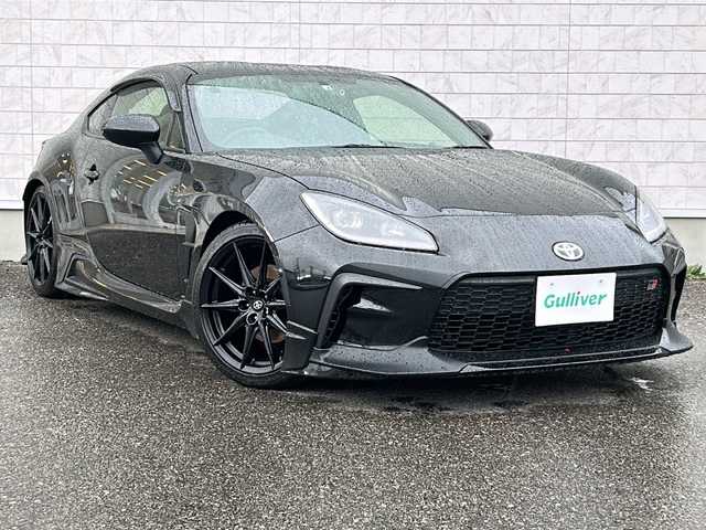 トヨタ ＧＲ８６ RZ 福島県 2022(令4)年 5.4万km クリスタルブラックシリカ ＧＲエアロ　ＴＯＭｓ４本出しマフラー　ＴＲＤスプリング　社外エキゾーストマニホールド　ＣＵＳＣＯタワーバー　純正９型ナビ　バックＣ　クルコン　ドラレコ　純正１８ＡＷ　スポーツバイザー　スペアキー