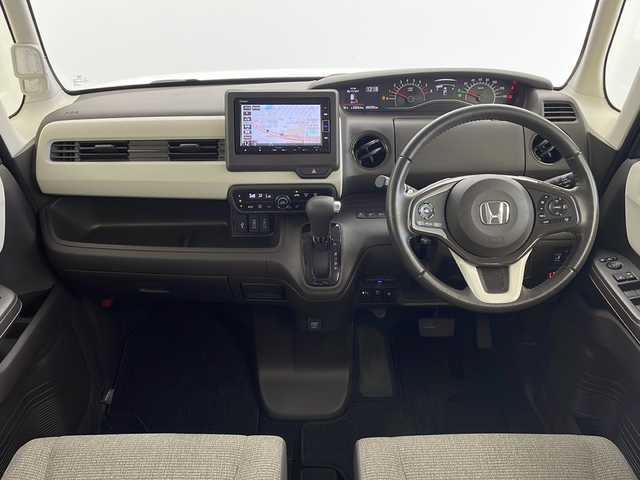 ホンダ Ｎ ＢＯＸ EX ターボ 千葉県 2021(令3)年 3.3万km プラチナホワイトパール 禁煙車/純正ナビ/・DISC/Bluetooth/USB/フルセグTV/両側パワースライドドア/（ステップモーションセンサー付）/衝突被害軽減ブレーキ/・レーンキープアシスト/・レーダークルーズコントロール/LEDライト/・オートライト付/ETC/カーテンエアーバッグ/スマートキー