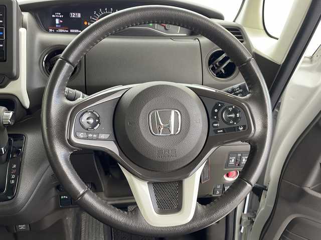 ホンダ Ｎ ＢＯＸ EX ターボ 千葉県 2021(令3)年 3.3万km プラチナホワイトパール 禁煙車/純正ナビ/・DISC/Bluetooth/USB/フルセグTV/両側パワースライドドア/（ステップモーションセンサー付）/衝突被害軽減ブレーキ/・レーンキープアシスト/・レーダークルーズコントロール/LEDライト/・オートライト付/ETC/カーテンエアーバッグ/スマートキー