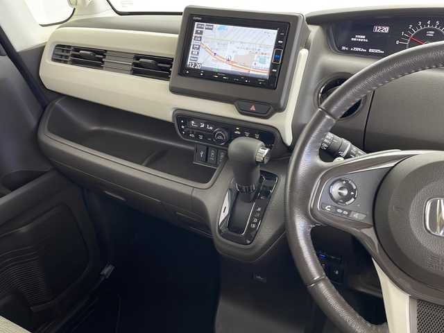 ホンダ Ｎ ＢＯＸ EX ターボ 千葉県 2021(令3)年 3.3万km プラチナホワイトパール 禁煙車/純正ナビ/・DISC/Bluetooth/USB/フルセグTV/両側パワースライドドア/（ステップモーションセンサー付）/衝突被害軽減ブレーキ/・レーンキープアシスト/・レーダークルーズコントロール/LEDライト/・オートライト付/ETC/カーテンエアーバッグ/スマートキー