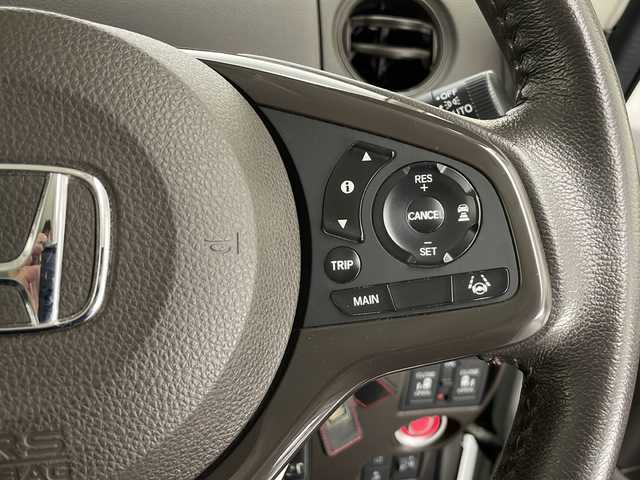 ホンダ Ｎ ＢＯＸ EX ターボ 長野県 2021(令3)年 3.3万km プラチナホワイトパール 純正メモリナビ/Bluetooth／CD／DVD／フルセグTV/バックカメラ/ETC/純正フロアマット/ドアバイザー/両側パワスラ/横滑り防止装置/衝突被害軽減システム/レーンキープアシスト/先行車検知/先行車発進お知らせ/路外逸脱抑制システム/標識認識機能/コーナーセンサー（後のみ）/前席シートヒーター/LEDヘッドライト/スマートキー/スペアキー1本