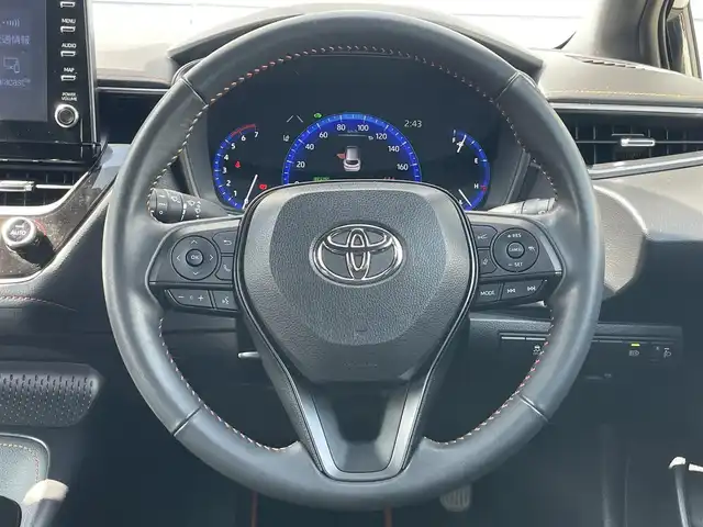 トヨタ カローラツーリング ハイブリッド W×B 50ミリオンED 千葉県 2022(令4)年 4.5万km ブラックマイカ ワンオーナー　/９インチ純正ディスプレイオーディオ　/バックカメラ　/Ｂｌｕｅｔｏｏｔｈ接続あり　/ＥＴＣ　/追従型クルーズコントロール　/コーナーセンサー　/衝突被害軽減ブレーキ　/純正アルミホイール