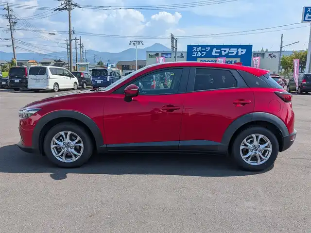 マツダ ＣＸ－３ 15S ツーリング 福井県 2021(令3)年 4.2万km ソウルレッドクリスタルM ワンオーナー車/全方位カメラ/純正16インチAW/コーナーセンサー/ETC/衝突被害軽減システム/LEDヘッドライト/純正メモリナビ（CD/DVD/BT/USB/AUX）/フルセグテレビ/アイドリングストップ/レーンキープアシスト/横滑り防止装置/盗難防止装置/ダブル＋サイドエアバッグ/カーテンエアバッグ/純正フロアマット/スマートキー