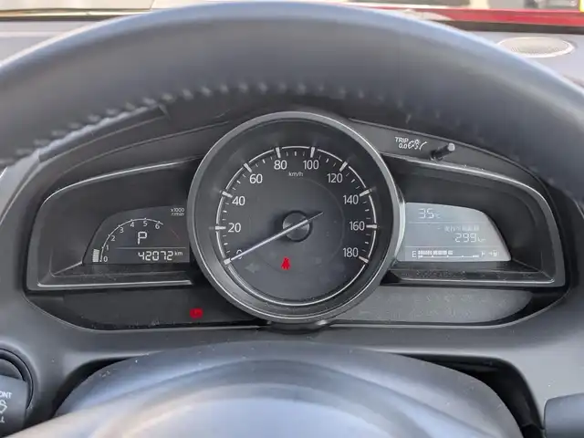 マツダ ＣＸ－３ 15S ツーリング 福井県 2021(令3)年 4.2万km ソウルレッドクリスタルM ワンオーナー車/全方位カメラ/純正16インチAW/コーナーセンサー/ETC/衝突被害軽減システム/LEDヘッドライト/純正メモリナビ（CD/DVD/BT/USB/AUX）/フルセグテレビ/アイドリングストップ/レーンキープアシスト/横滑り防止装置/盗難防止装置/ダブル＋サイドエアバッグ/カーテンエアバッグ/純正フロアマット/スマートキー