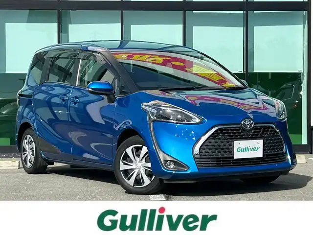 トヨタ シエンタ G クエロ 和歌山県 2019(令1)年 3.3万km コバルトブルーメタリック 純正7インチナビ/フルセグTV/(AM/FM/CD/DVD/SD/USB/Bluetooth)/全方位カメラ/衝突軽減ブレーキ/車線逸脱防止/クリアランスソナー/先行車発進お知らせ/両側パワースライドドア/ETC/ドライブレコーダー/LEDヘッドライト/オートライト/フォグランプ/オートハイビーム/ハーフレザーシート/プッシュスタート/スマートキー/スペアキー