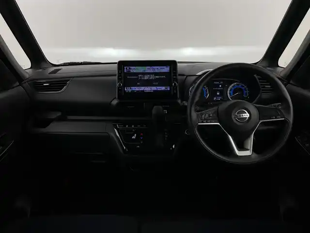 日産 ルークス ハイウェイスター X 新潟県 2020(令2)年 4.5万km アトランティックブルー 純正ナビ/　　フルセグ/CD/DVD/BT/バックカメラ/アラウンドビューモニター/片側パワースライドドア/LEDオートライト/純正14インチアルミホイール/ステアリングスイッチ/アイドリングストップ/社外アルミホイール付スタッドレスタイヤ車載/スマートキー/ETC