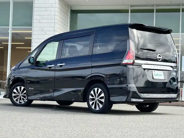 日産 セレナ ハイウェイスター 兵庫県 2016(平28)年 4.8万km ダイヤモンドブラック 純正8インチナビ/Bluetooth/フルセグ/両側パワースライド/後席フリップモニター/アラウンドビューモニター/プロパイロット/ビルトインETC/オートホールド/オートパーキング/アイドリングストップ/エアーエンジンブレーキ/デジタルミラー/スマートキー/LEDライト