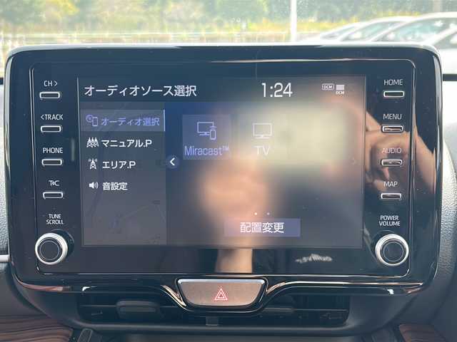 トヨタ ヤリスクロス ハイブリッド Z アドベンチャー 佐賀県 2023(令5)年 1.5万km ブラックマイカ 純正8インチディスプレイオーディオ/バックカメラ/プリクラッシュセーフティ/レーンディパーチャーアラート/オートハイビーム/アダプティブクルーズコントロール/ブラインドスポットモニター/クリアランスソナー/電動パーキングブレーキ/オートブレーキホールド/ハーフレザーシート/シートヒーター/パワーシート/ステアリングヒーター/ステアリングリモコン/ビルトインETC/プッシュスタート/スマートキー/LEDヘッドライト/フォグライト/純正アルミホイール