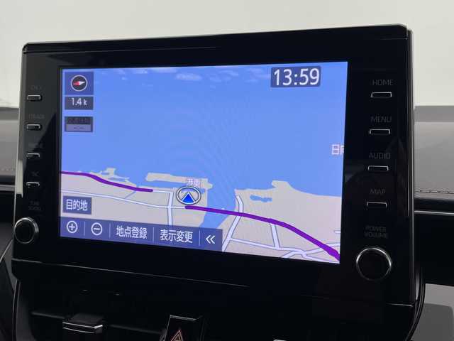 トヨタ カローラツーリング ハイブリッド ダブルバイビー 宮崎県 2019(令1)年 4.2万km ホワイトパールクリスタルシャイン モデリスタフルエアロ/Toyota Safety Sense/〇プリクラシュセーフティ/〇レーントレーシングアシスト/〇ブラインドスポットモニター/〇リアクロストラフィックアラート/〇パーキングサポートブレーキ/〇ロードサインアシスト/〇クリアランスソナー/〇オートマチックハイビーム/〇レーダークルーズコントロール/〇先行車発進告知/純正9インチディスプレイオーディオ/ナビ機能/フルセグTV/バックカメラ/ハーフレザーシート/シートヒーター/ステアリングヒーター/LEDヘッドライト/ビルトインETC/純正17インチAW/前後ドライブレコーダー