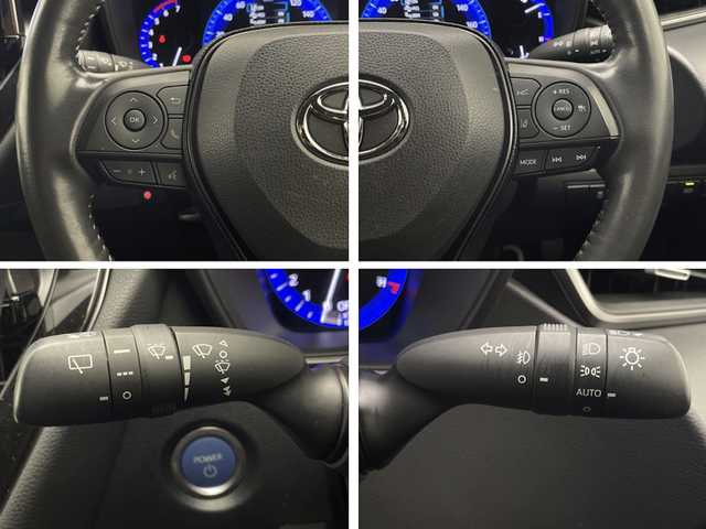 トヨタ カローラツーリング ハイブリッド ダブルバイビー 宮崎県 2019(令1)年 4.2万km ホワイトパールクリスタルシャイン モデリスタフルエアロ/Toyota Safety Sense/〇プリクラシュセーフティ/〇レーントレーシングアシスト/〇ブラインドスポットモニター/〇リアクロストラフィックアラート/〇パーキングサポートブレーキ/〇ロードサインアシスト/〇クリアランスソナー/〇オートマチックハイビーム/〇レーダークルーズコントロール/〇先行車発進告知/純正9インチディスプレイオーディオ/ナビ機能/フルセグTV/バックカメラ/ハーフレザーシート/シートヒーター/ステアリングヒーター/LEDヘッドライト/ビルトインETC/純正17インチAW/前後ドライブレコーダー