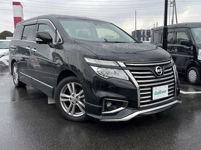日産 エルグランド 250HWS S アーバンクロム 愛媛県 2020(令2)年 1.9万km ファントムブラック 純正ナビ/地デジTV/バックカメラ/両側電動ドア/ETC/ハーフレザーシート/クルーズコントロール/LEDヘッドライト