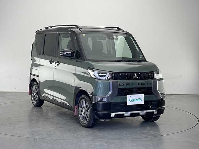 三菱 デリカミニ T プレミアム 長野県 2023(令5)年 2.6万km 緑Ⅱ 4WD/純正ディスプレイオーディオ/Bluetooth/AppleCarPlay/AndroidAuto/全方位モニター/デジタルインナーミラー/ETC/衝突被害ブレーキ/レーンキープアシスト/先行車発進お知らせ/踏み間違え防止/標識認識防止/ふらつき警報/オートマチックハイビーム/両側パワースライドドア/前席シートヒーター/ステアリングヒーター/オートホールド/フォグランプ/ウィンカーミラー/LEDヘッドライト/純正15インチアルミホイール/純正ラバーマット/サンシェード/電格ミラー/プッシュスタート/スマートキー/スペアキー1本