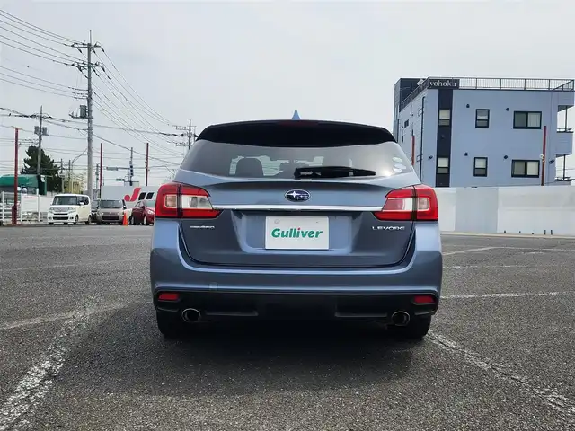 スバル レヴォーグ 1．6GT アイサイト プラウドED 秋田県 2015(平27)年 7.2万km スティールブルーグレーM 〇社外ナビ/〇フルセグTV/〇バックカメラ/〇ETC/〇4WD/〇ターボ/〇アイサイトVer3/〇プリクラッシュブレーキ/〇全車速追従機能付クルーズコントロール/〇ヒルホールド機能付電動パーキングブレーキ/〇LEDヘッドランプ/〇オートライト/〇フォグランプ/〇純正17インチアルミ/〇革巻きステアリング/〇パドルシフト/〇パワーシート（運転席）/〇USB電源/〇キーレスアクセス/〇禁煙車
