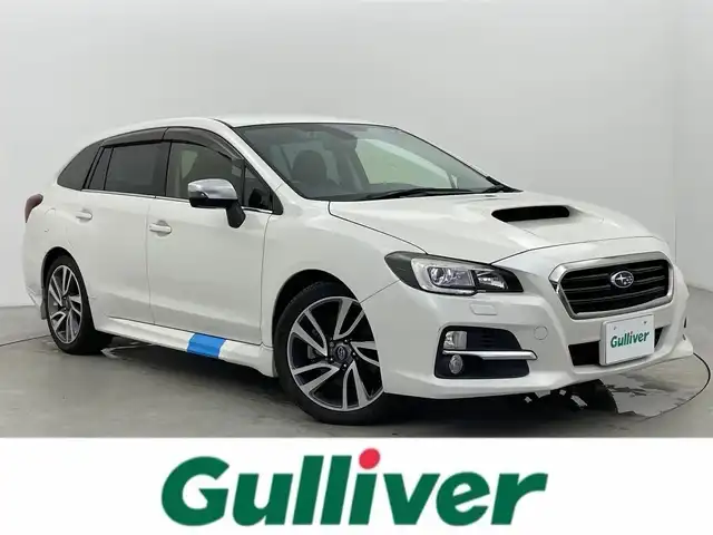 スバル レヴォーグ 1．6GT－S アイサイト 富山県 2015(平27)年 3.5万km パール 4WD/純正ナビ(AM/FM/CD/BT)/フルセグTV/車外カメラ(バック、サイド)/レーダークルーズコントロール/レーンキープアシスト/衝突軽減ブレーキ/ダウンヒルアシストコントロール/アイドリングストップ/ブラインドスポットモニター/電子パーキングブレーキ/ETC/LEDヘッドライト/パドルシフト/革巻きステアリング/純正フロアマット/前席パワーシート/純正AW/プッシュスタート/取扱説明書/保証書