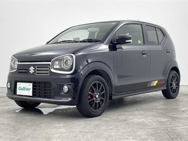 スズキ アルト ワークス 三重県 2018(平30)年 2.9万km ブルーイッシュブラックパール3 禁煙車/社外ディスプレイオーディオ/社外ポータブルナビ/オートAC/5MT/ターボ/ステアリングスイッチ/革巻きステアリング/オートライト /LED/フォグ/スマートキー/プッシュスタート/社外マフラー(柿本改)/CUSCOタワーバー/純正RECAROシート