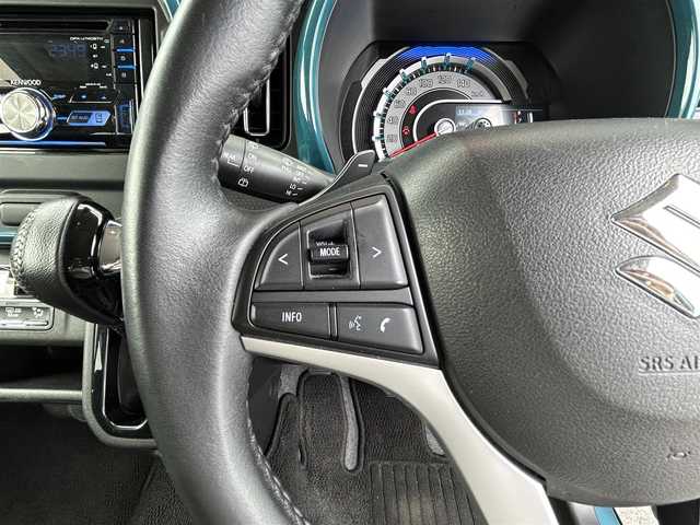 スズキ ハスラー HYBRID X ターボ 栃木県 2020(令2)年 6.8万km デニムブルー ガンメタリック 2トーン スズキセーフティサポート/・デュアルカメラブレーキサポート/・後退時ブレーキサポート/社外オーディオ/・Bluetooth/・CD/USB/パーキングセンサー/D/N席シートヒーター/革巻きステアリング/パドルシフト/LEDヘッドライト/フォグランプ/オートライト/スマートキー/プッシュスタートアイドリングストップ/純正15インチアルミホイール/純正フロアマット/ドアバイザー/横滑り防止システム/電格ウィンカーミラー