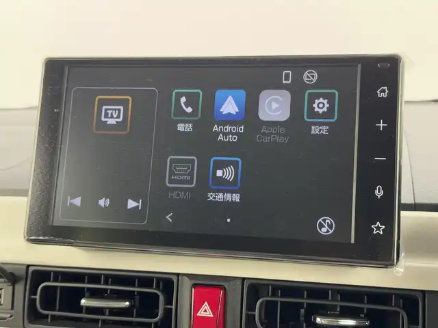 ダイハツ ムーヴ キャンバス ストライプス G 福岡県 2025(令7)年 0.1万km シャイニングホワイトパール/サンドベージュメタリック 純正９型ＤＡ（フルセグＴＶ）　/バックカメラ　/ワイヤレス充電　/ホッとカップホルダー　/コーナーセンサー　/衝突被害軽減ブレーキ　/レーンキープ　/先行車発進お知らせ　/両側電動スライドドア　/シートヒーター　/ＬＥＤヘッドライト