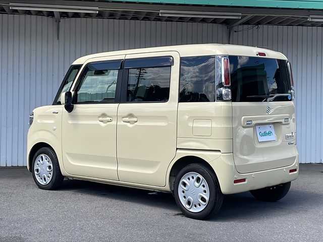 スズキ スペーシア HYBRID G 長野県 2019(令1)年 3万km シフォンアイボリーM ワンオーナー/両側スライドドア/社外メモリナビ（AVIC-RW902）/・CD/DVD/Bluetooth/フルセグ/バックカメラ/ETC/純正フロアマット/後方コーナーセンサー/プッシュスタート/スマートキー/スペアキー/取扱説明書/保証書