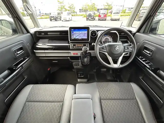 スズキ スペーシア カスタム HYBRID XS ターボ 福島県 2021(令3)年 5万km スチールシルバーM デュアルカメラブレーキサポート/車線逸脱抑制機能/車線逸脱警報機能/アダプティブクルーズコントロール/純正ナビゲーション/【CD/DVD/SD/USB/BT/TV】/全方位モニター/エンジンスターター/両側電動スライドドア/前席シートヒーター/パドルシフト/ステアリングリモコン/ヘッドアップディスプレイ/リアサーキュレーター/リアドアシェード/シートバックテーブル/LEDオートライト/LEDフォグランプ/純正フロアマット/純正ドアバイザー
