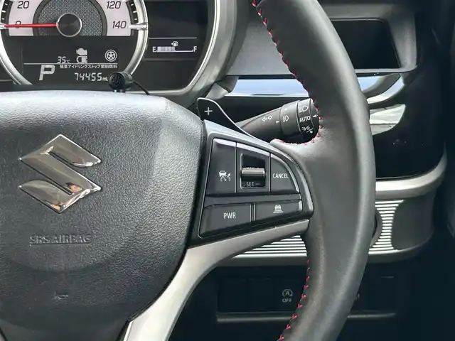 スズキ スペーシア カスタム HYBRID XS ターボ 福島県 2021(令3)年 5万km スチールシルバーM デュアルカメラブレーキサポート/車線逸脱抑制機能/車線逸脱警報機能/アダプティブクルーズコントロール/純正ナビゲーション/【CD/DVD/SD/USB/BT/TV】/全方位モニター/エンジンスターター/両側電動スライドドア/前席シートヒーター/パドルシフト/ステアリングリモコン/ヘッドアップディスプレイ/リアサーキュレーター/リアドアシェード/シートバックテーブル/LEDオートライト/LEDフォグランプ/純正フロアマット/純正ドアバイザー