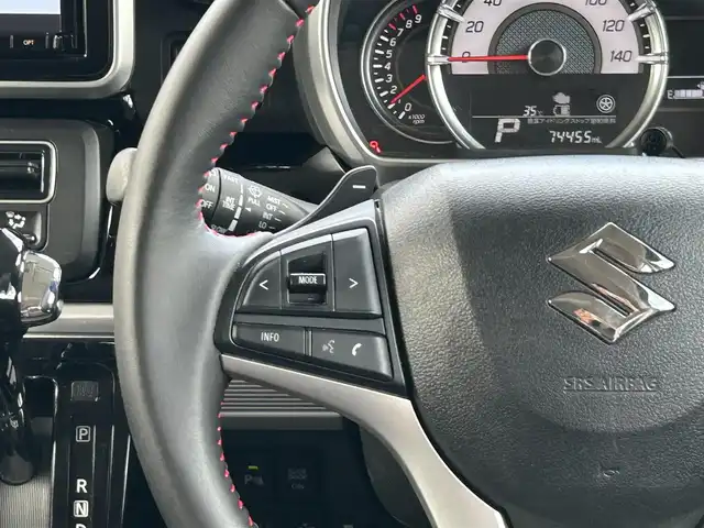 スズキ スペーシア カスタム HYBRID XS ターボ 福島県 2021(令3)年 5万km スチールシルバーM デュアルカメラブレーキサポート/車線逸脱抑制機能/車線逸脱警報機能/アダプティブクルーズコントロール/純正ナビゲーション/【CD/DVD/SD/USB/BT/TV】/全方位モニター/エンジンスターター/両側電動スライドドア/前席シートヒーター/パドルシフト/ステアリングリモコン/ヘッドアップディスプレイ/リアサーキュレーター/リアドアシェード/シートバックテーブル/LEDオートライト/LEDフォグランプ/純正フロアマット/純正ドアバイザー